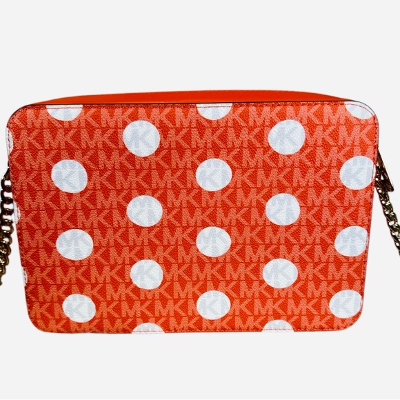 Michael Kors NWT Jet Set East West Polka Dot Crossbody Bag - Picture 3 of 15